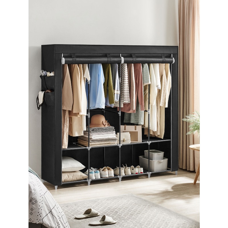 Portable Closet, Wardrobe Clos - Wardrobe Closet Portable Fabric Cover recension och pris