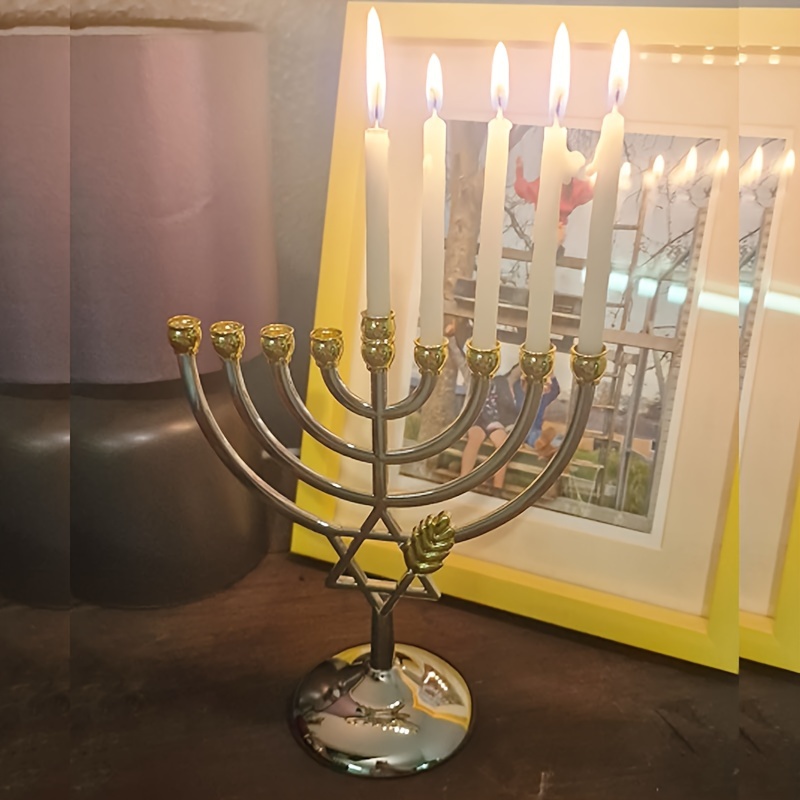 9 Branch Hanukkah Menorah Meta - Tables recension och pris