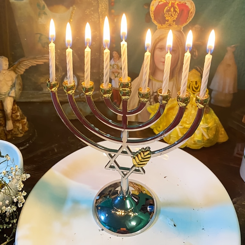9 Branch Hanukkah Menorah Meta - Tables recension och pris