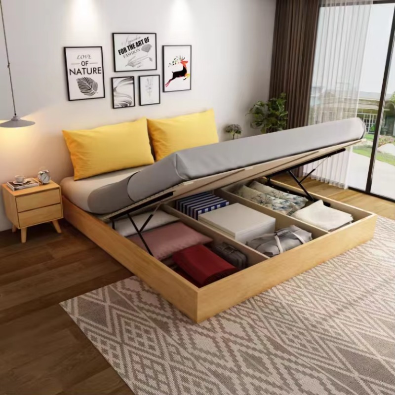 Solid Modern Tatami Gas Lift S - Gas Lift Storage Bed Hydraulic recension och pris