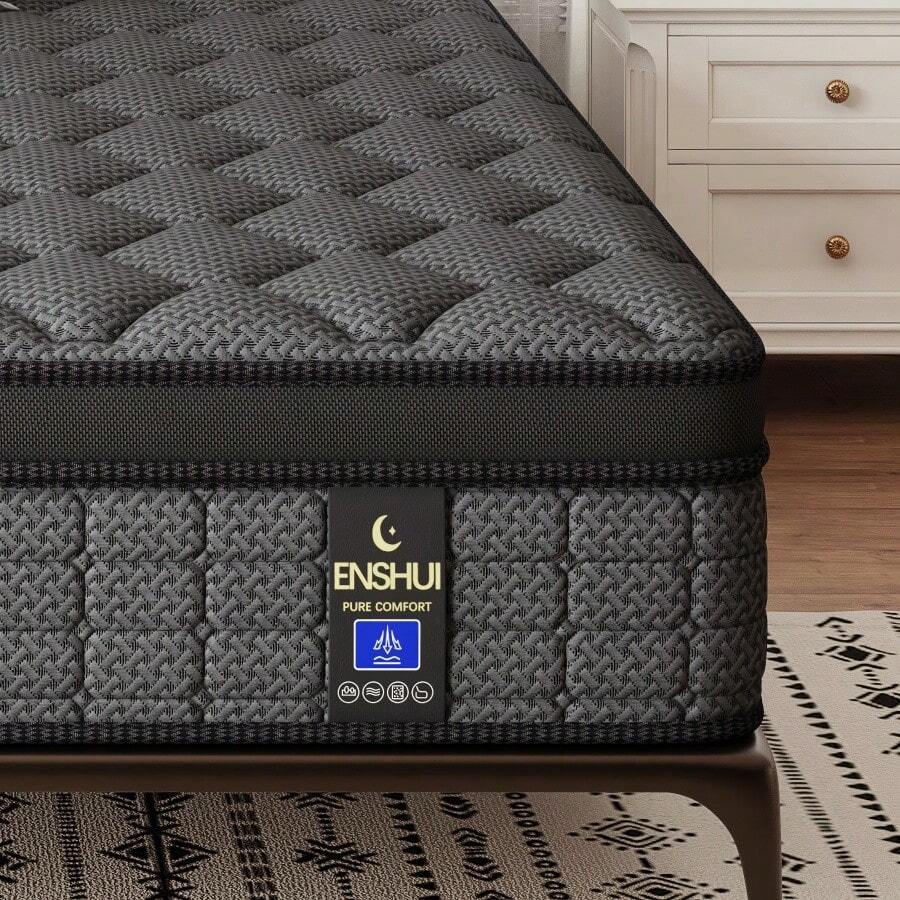 12/14 Inch Hybrid Mattress Twi - Memory Foam Mattress In A Box Queen recension och pris