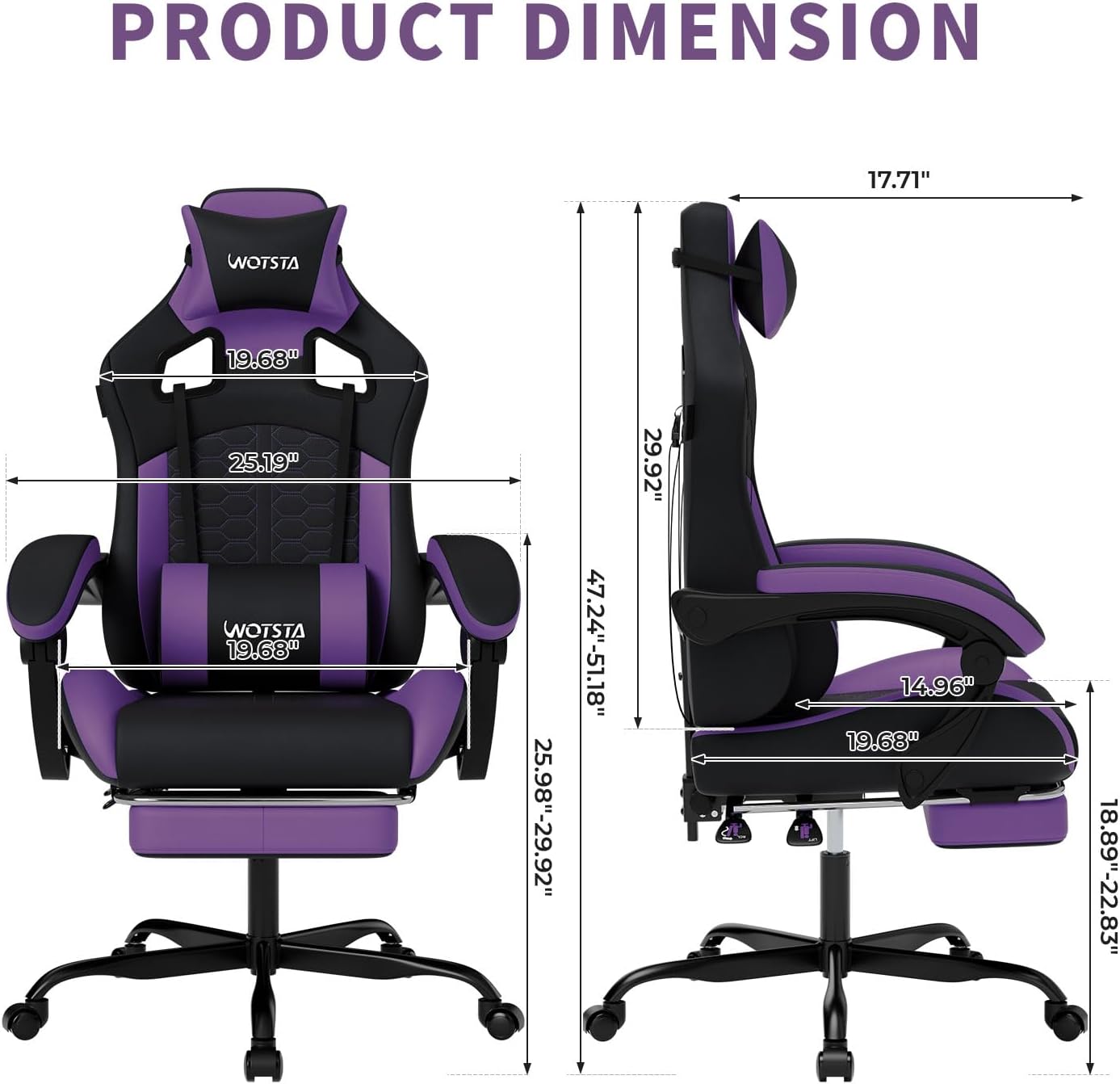Gaming Chair with Massage,Ergo - Sofas recension och pris